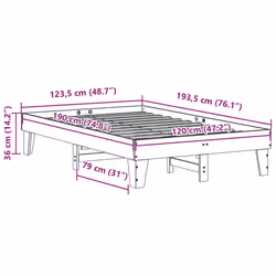 VidaXL 855374 bed frame - Additional view 8
