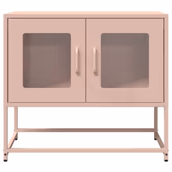 vidaXL TV Cabinet White 68x39x60.5 cm Cold-rolled Steel tv stand tv sideboard - pink, 68 cm - Additional view 5