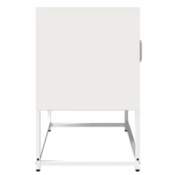 vidaXL TV Cabinet White 68x39x60.5 cm Cold-rolled Steel tv stand tv sideboard - white, 68 cm - Additional view 6