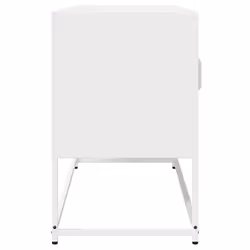vidaXL TV Cabinet White 68x39x60.5 cm Cold-rolled Steel tv stand tv sideboard - white, 100.5 cm - Additional view 5