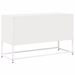 vidaXL TV Cabinet White 68x39x60.5 cm Cold-rolled Steel tv stand tv sideboard - white, 100.5 cm - Additional view 7