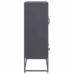 vidaXL Highboard Pink 68x39x111.5 cm Steel sideboard side cabinet - anthracite - Additional view 6