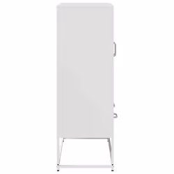 vidaXL Highboard Pink 68x39x111.5 cm Steel sideboard side cabinet - white - Additional view 6