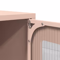 vidaXL TV Cabinet Anthracite 100.5x39x60.5 cm Steel TV stand TV sideboard - pink, 68 cm - Additional view 10