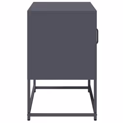vidaXL TV Cabinet Anthracite 100.5x39x60.5 cm Steel TV stand TV sideboard - anthracite, 68 cm - Additional view 6