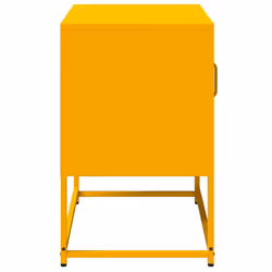 vidaXL TV Cabinet Anthracite 100.5x39x60.5 cm Steel TV stand TV sideboard - mustard yellow, 68 cm - Additional view 6