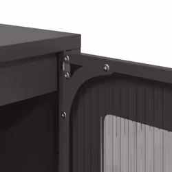 vidaXL Sideboard Mustard Yellow 36x39x107 cm Cold-rolled Steel storage cabinet - black - Additional view 10
