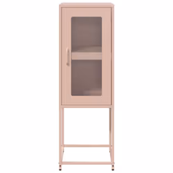 vidaXL Sideboard Mustard Yellow 36x39x107 cm Cold-rolled Steel storage cabinet - pink - Additional view 4