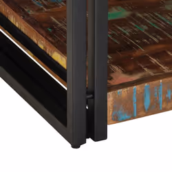 vidaXL Coffee Table 90x50x38 cm Solid Rough Wood Mango side table - Solid reclaimed wood - Additional view 8