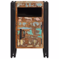 vidaXL Bedside Cabinet 40x40x59 cm Solid Wood Reclaimed bedside table - Solid reclaimed wood