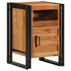 vidaXL Bedside Cabinet 40x40x59 cm Solid Wood Reclaimed bedside table - Solid acacia wood