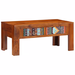 vidaXL Coffee Table 90x50x40 cm Solid Wood Acacia side table living room table