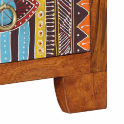 vidaXL Bedside Cabinet 35x35x45 cm Solid Wood Acacia bedside table nightstand - 1 pcs - Additional view 6
