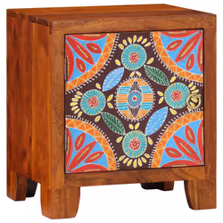 vidaXL Bedside Cabinet 2 pcs 40x30x45 cm Solid Wood Acacia bedside table - 1 pcs - Additional view 10