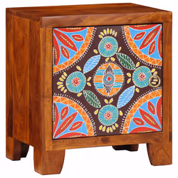 vidaXL Bedside Cabinet 2 pcs 40x30x45 cm Solid Wood Acacia bedside table - 1 pcs - Additional view 9