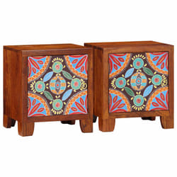 vidaXL Bedside Cabinet 2 pcs 40x30x45 cm Solid Wood Acacia bedside table - 2 pcs