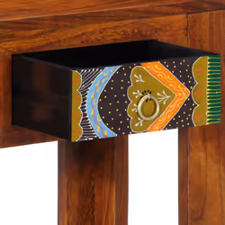 vidaXL Console Table 80x35x75 cm Solid Wood Acacia sofa table hallway table - Additional view 5