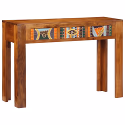 vidaXL Console Table 110x35x75 cm Solid Wood Acacia sofa table hallway table