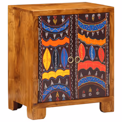 vidaXL Sideboard Multicolour 50x35x60 Solid Wood Acacia cabinet cupboard