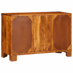 vidaXL Sideboard Multicolour 90x35x60 Solid Wood Acacia cabinet cupboard - Additional view 6