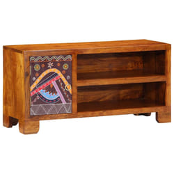 vidaXL TV Cabinet Multicolour 90x30x45 Solid Wood Acacia TV stand TV sideboard