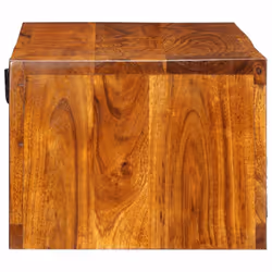 vidaXL Wall-mounted TV Cabinet Multicolour 100x30x22 Solid Wood Acacia - Additional view 5