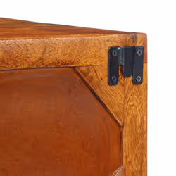 vidaXL Wall-mounted TV Cabinet Multicolour 100x30x22 Solid Wood Acacia - Additional view 9