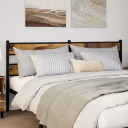 VidaXL 4017089 headboard/footboard Black, Oak - Additional view 2