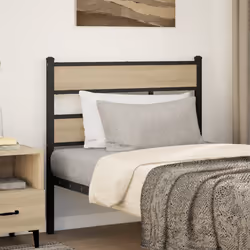 VidaXL 4017130 headboard/footboard Black, Oak - Additional view 2