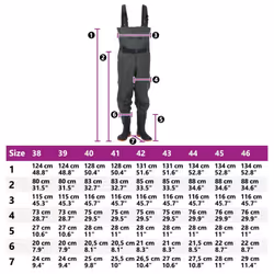 vidaXL Chest Waders with Boots and Belt Waterproof Hunting Fishing Waders - dark green, 38