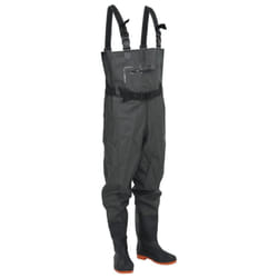 vidaXL Chest Waders with Boots and Belt Waterproof Hunting Fishing Waders - dark green, 40