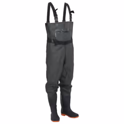 vidaXL Chest Waders with Boots and Belt Waterproof Hunting Fishing Waders - dark green, 45