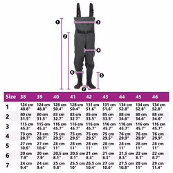 vidaXL Chest Waders with Boots and Belt Waterproof Hunting Fishing Waders - dark green, 46