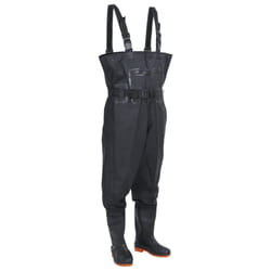 vidaXL Chest Waders with Boots and Belt Waterproof Hunting Fishing Waders - black, 38