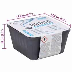 vidaXL Moisture Absorbers with Refill Bags Dehumidifier Condensation Remover - 450 g, 2 pcs
