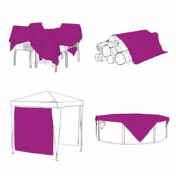 vidaXL Clear Tarpaulin with Eyelets 1x6 m Polyethylene transparent tarpaulin - 3 x 8 m