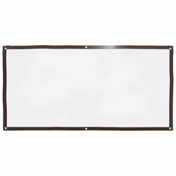 vidaXL Clear Tarpaulin & Eyelets Clear Tarp Waterproof Tarpaulin Polyethylene - 1 x 2 m