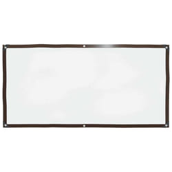 vidaXL Clear Tarpaulin & Eyelets Clear Tarp Waterproof Tarpaulin Polyethylene - 1 x 2 m