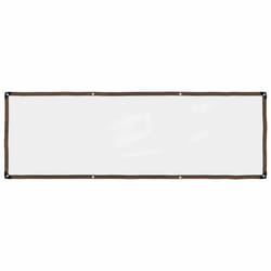 vidaXL Clear Tarpaulin & Eyelets Clear Tarp Waterproof Tarpaulin Polyethylene - 1 x 3 m