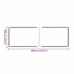 vidaXL Clear Tarpaulin & Eyelets Clear Tarp Waterproof Tarpaulin Polyethylene - 1 x 3 m - Additional view 5