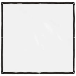 vidaXL Clear Tarpaulin & Eyelets Clear Tarp Waterproof Tarpaulin Polyethylene - 2 x 2 m