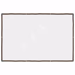 vidaXL Clear Tarpaulin with Eyelets 2x3 m Polyethylene transparent tarpaulin