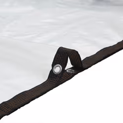 vidaXL Clear Tarpaulin & Eyelets Clear Tarp Waterproof Tarpaulin Polyethylene - 2 x 5 m - Additional view 6