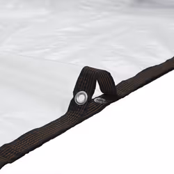 vidaXL Clear Tarpaulin & Eyelets Clear Tarp Waterproof Tarpaulin Polyethylene - 2 x 10 m - Additional view 6