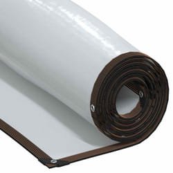 vidaXL Clear Tarpaulin & Eyelets Clear Tarp Waterproof Tarpaulin Polyethylene - 3 x 3 m