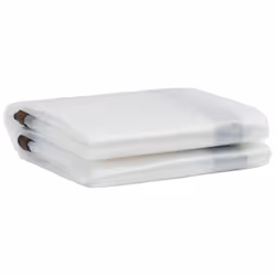 vidaXL Clear Tarpaulin & Eyelets Clear Tarp Waterproof Tarpaulin Polyethylene - 3 x 8 m