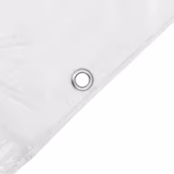 vidaXL Clear Tarpaulin with Eyelets Clear Tarp Waterproof Tarpaulin Sheet PVC - 1 x 6 m - Additional view 7