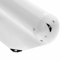 vidaXL Clear Tarpaulin with Eyelets Clear Tarp Waterproof Tarpaulin Sheet PVC - 2 x 5 m