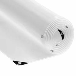 vidaXL Clear Tarpaulin with Eyelets Clear Tarp Waterproof Tarpaulin Sheet PVC - 2 x 10 m