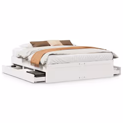 VidaXL 3308796, White, 1835 mm, 2.04 m, 410 mm, 1800 x 2000 mm, 620 x 360 x 185 mm